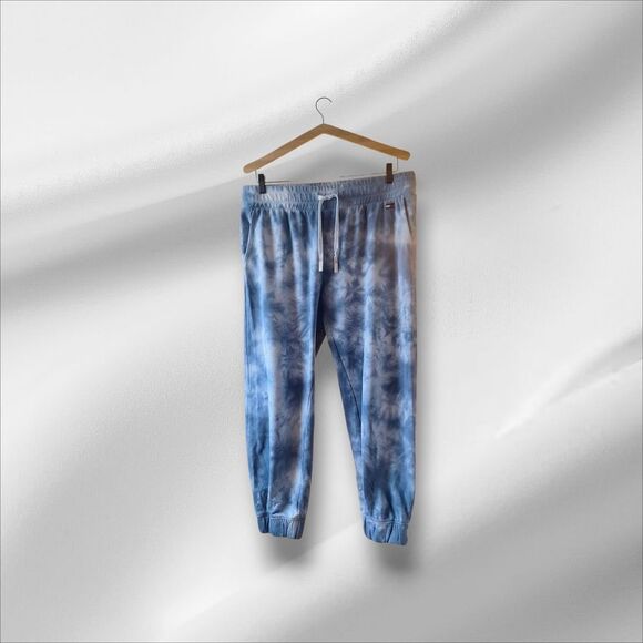 Tommy Hilfiger Pants - Tommy Hilfiger Blue Tie-Dye Women's Joggers Size Large